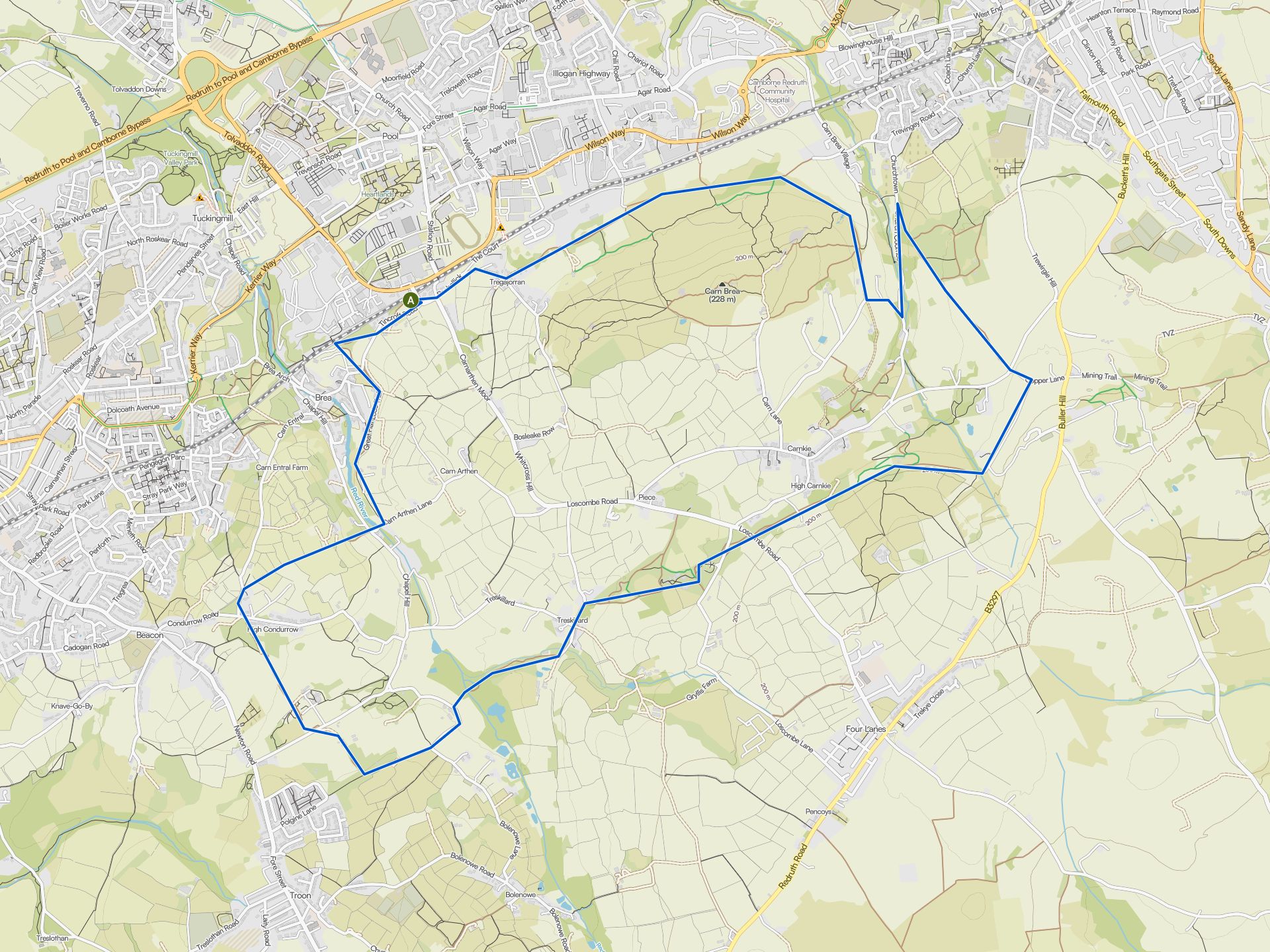 The best cycling routes in Cornwall | Komoot